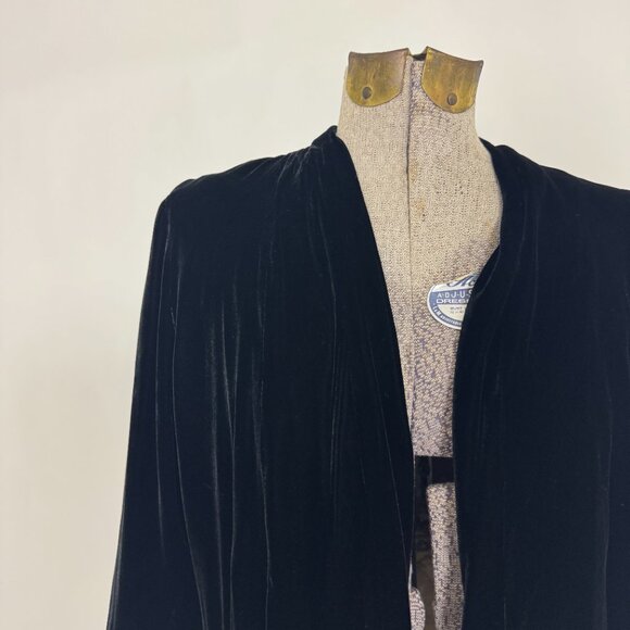 Velvet Heart Black Velvet Open-front Cardigan - Picture 6 of 6